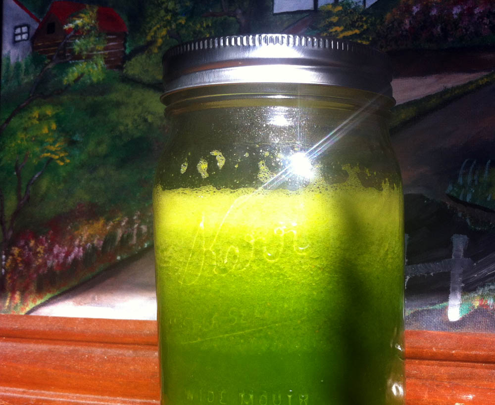 kale spinach turmeric ginger coconut water 2