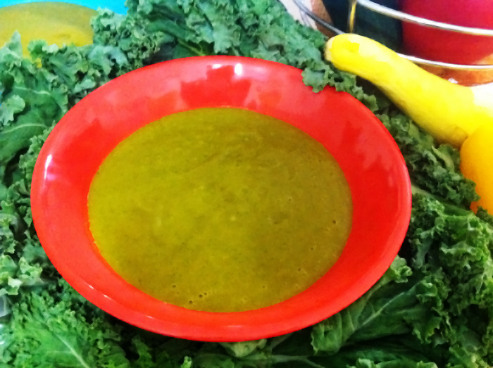 Kale Butternut squash soup June 11 2015