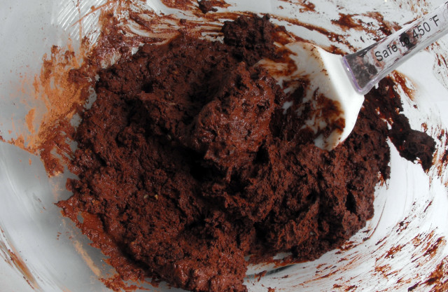 photo of gluten free brownie batter